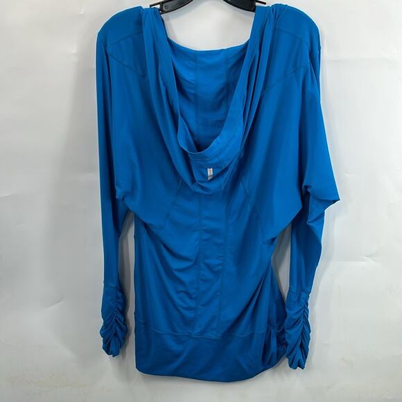 Zella Women's Blue Long Sleeve Slouchy Activewear Top Size Medium - Picture 6 of 13